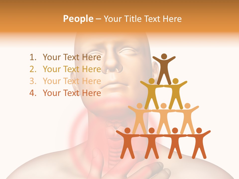 Gripe Cure Trachea PowerPoint Template