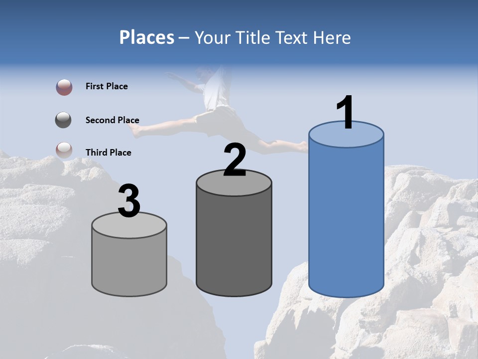 Teen Enjoying Acrobat PowerPoint Template