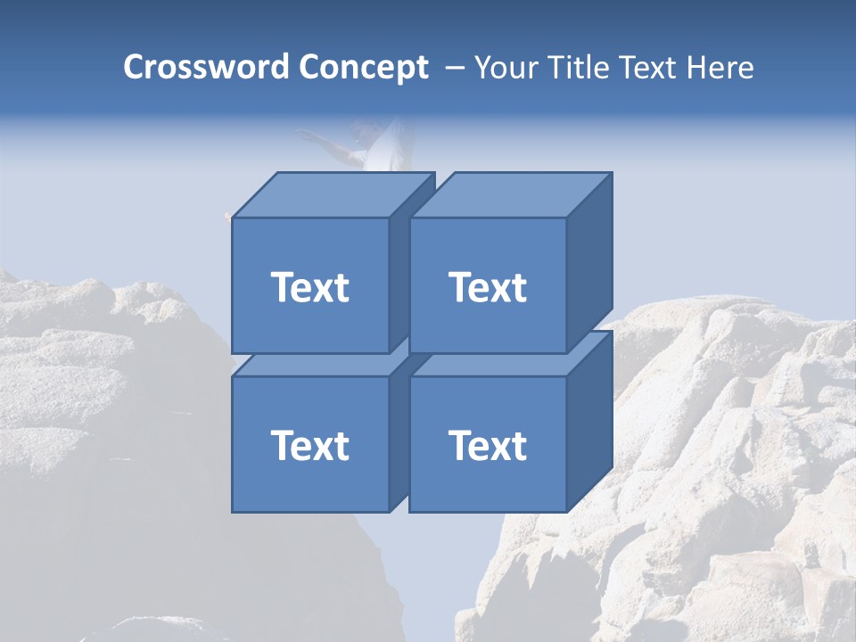 Teen Enjoying Acrobat PowerPoint Template
