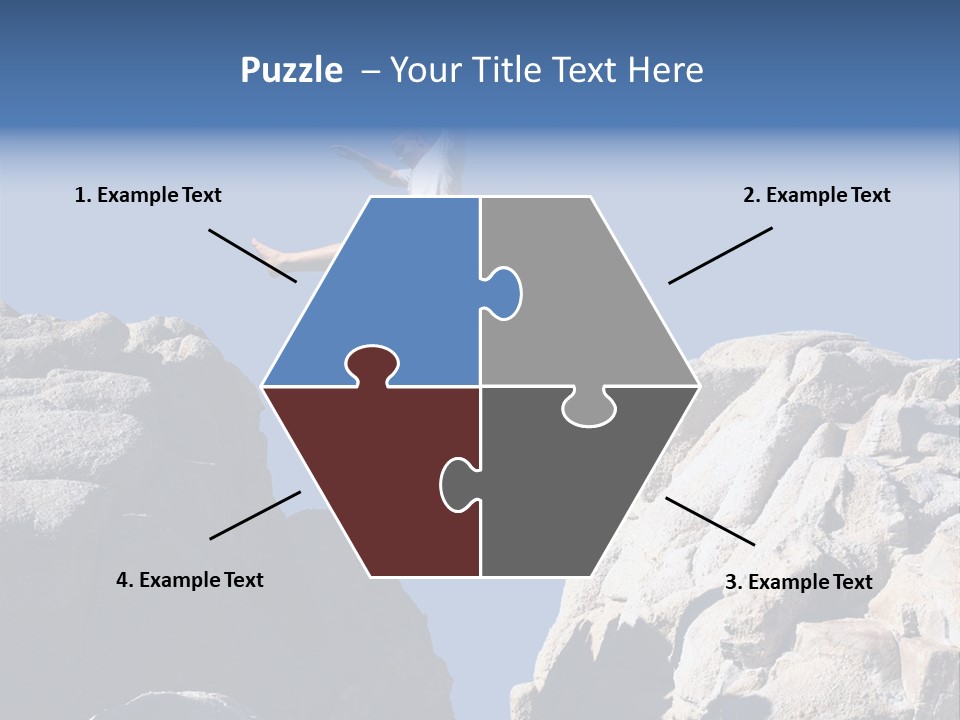 Teen Enjoying Acrobat PowerPoint Template