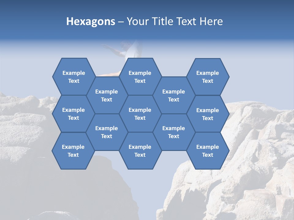 Teen Enjoying Acrobat PowerPoint Template