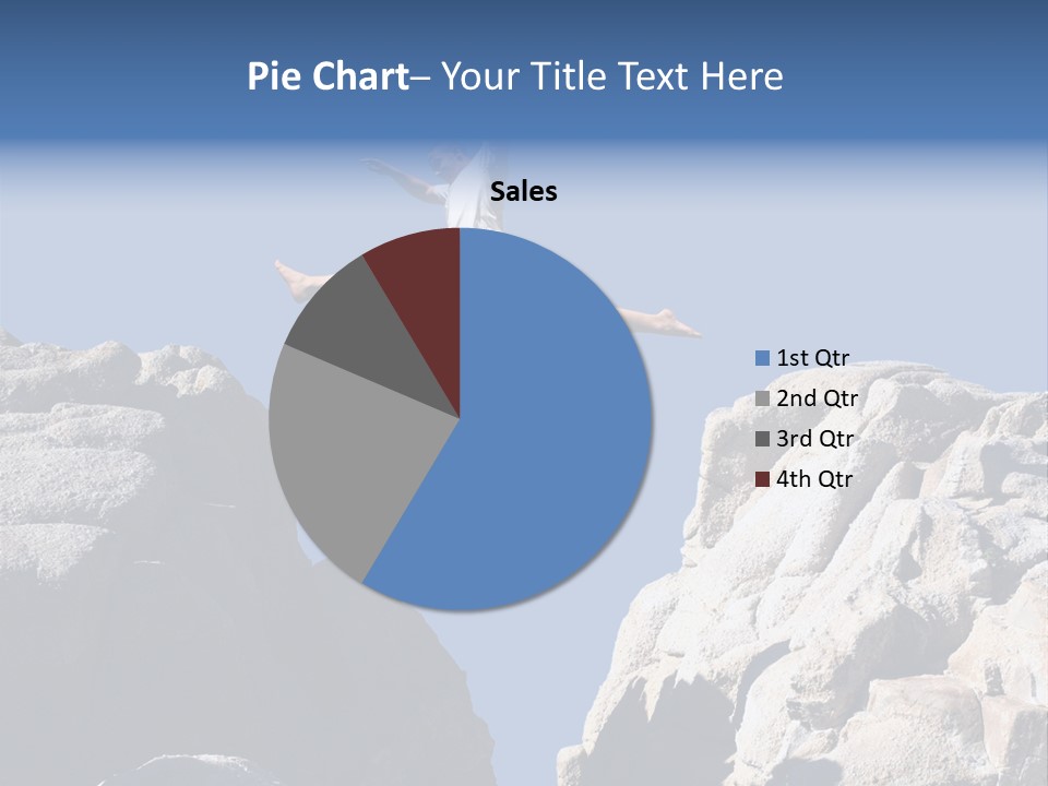 Teen Enjoying Acrobat PowerPoint Template