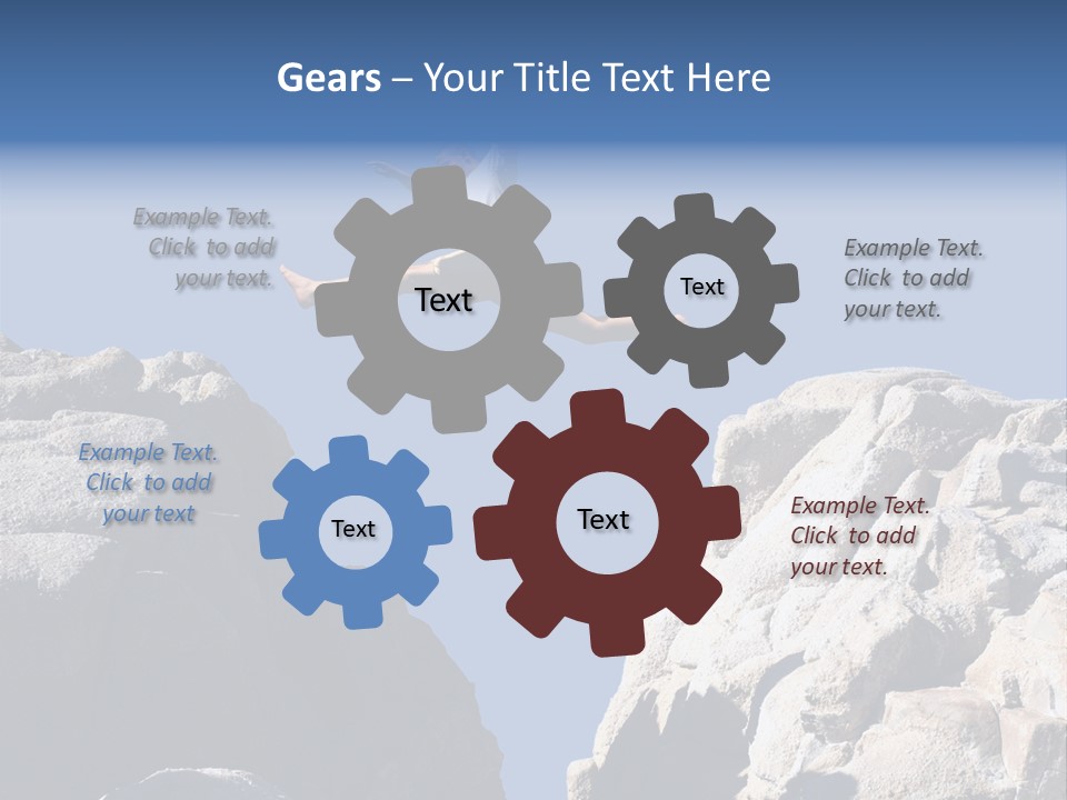 Teen Enjoying Acrobat PowerPoint Template