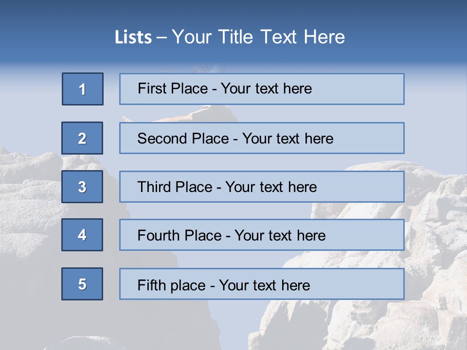 Teen Enjoying Acrobat PowerPoint Template
