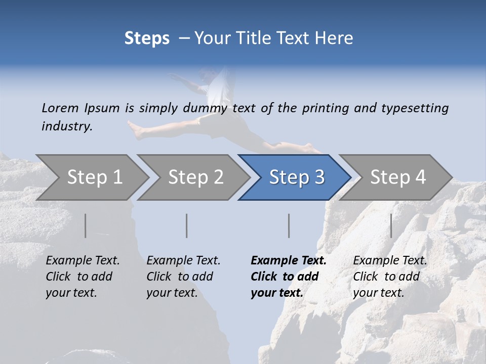 Teen Enjoying Acrobat PowerPoint Template
