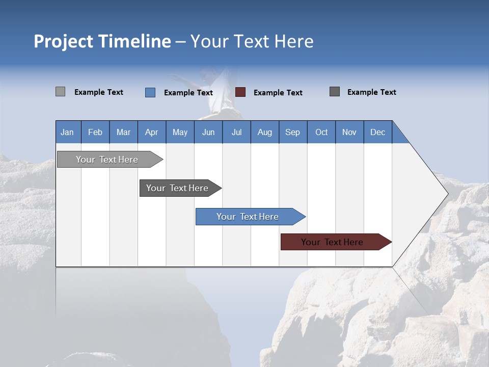 Teen Enjoying Acrobat PowerPoint Template