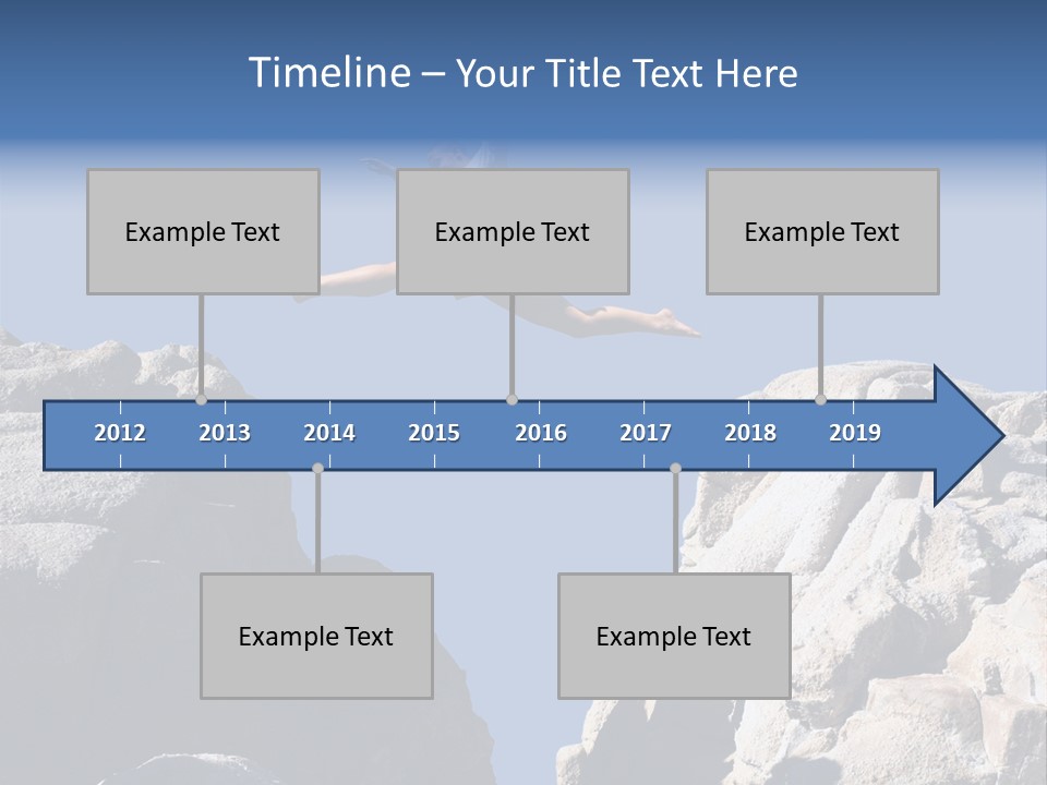 Teen Enjoying Acrobat PowerPoint Template