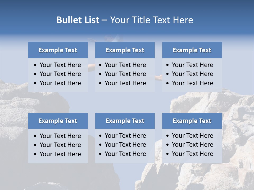 Teen Enjoying Acrobat PowerPoint Template