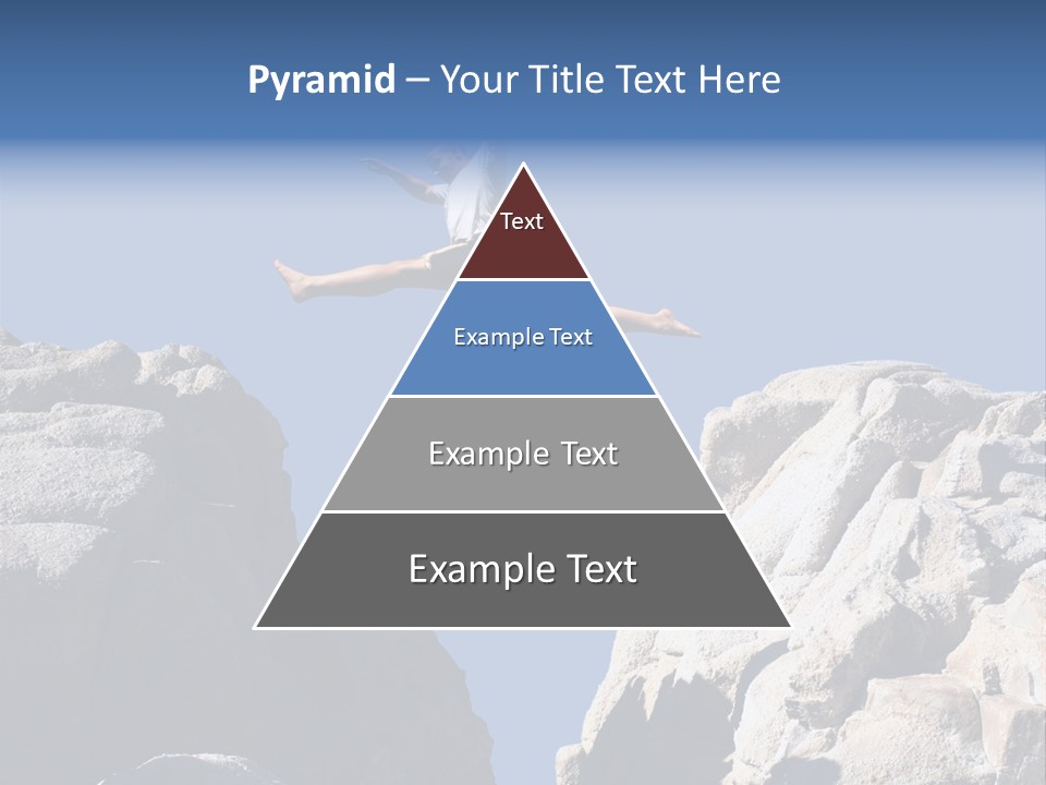 Teen Enjoying Acrobat PowerPoint Template