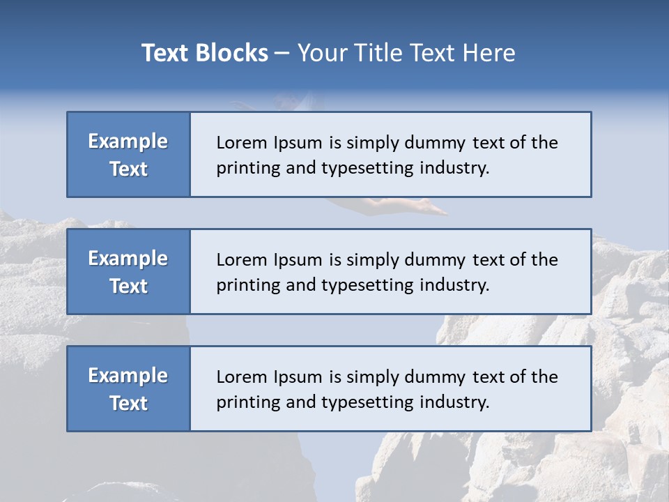 Teen Enjoying Acrobat PowerPoint Template