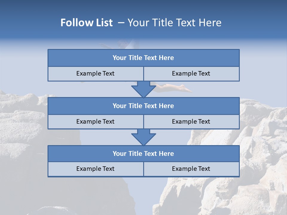 Teen Enjoying Acrobat PowerPoint Template