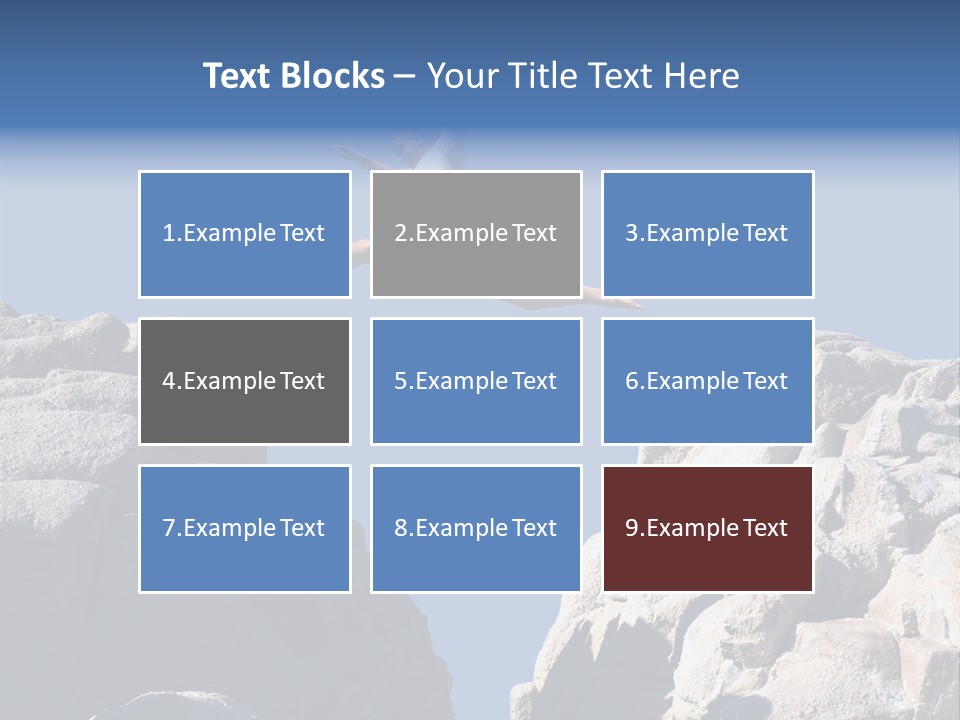 Teen Enjoying Acrobat PowerPoint Template