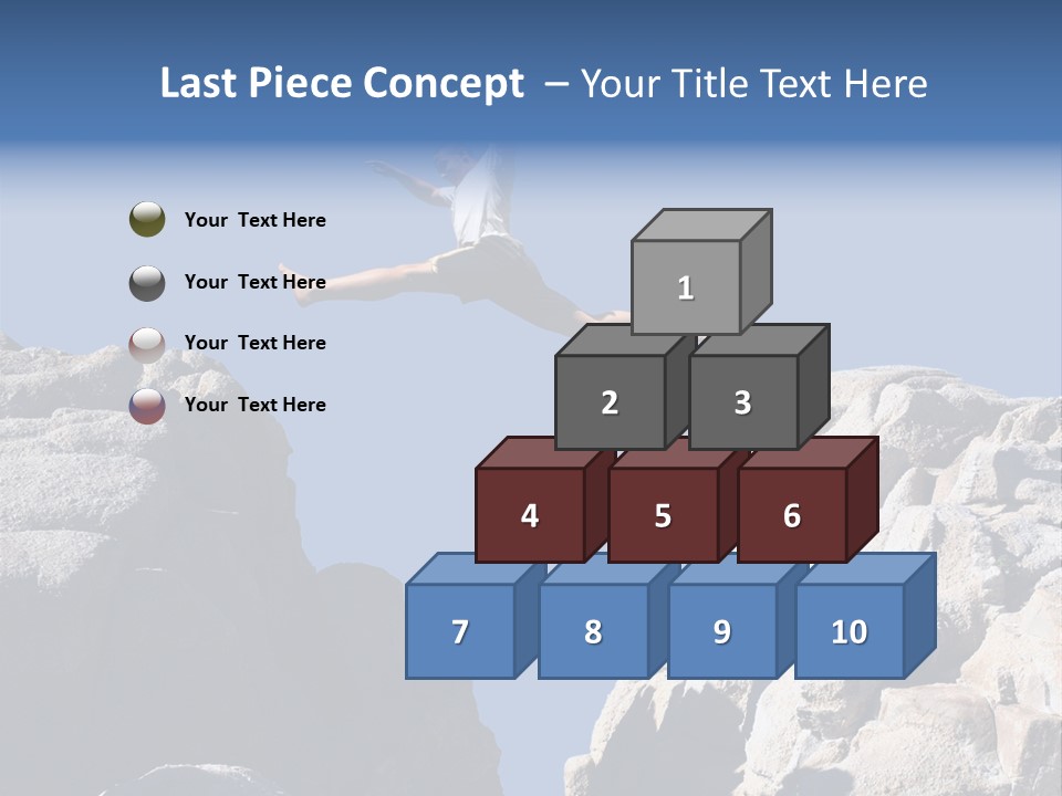 Teen Enjoying Acrobat PowerPoint Template