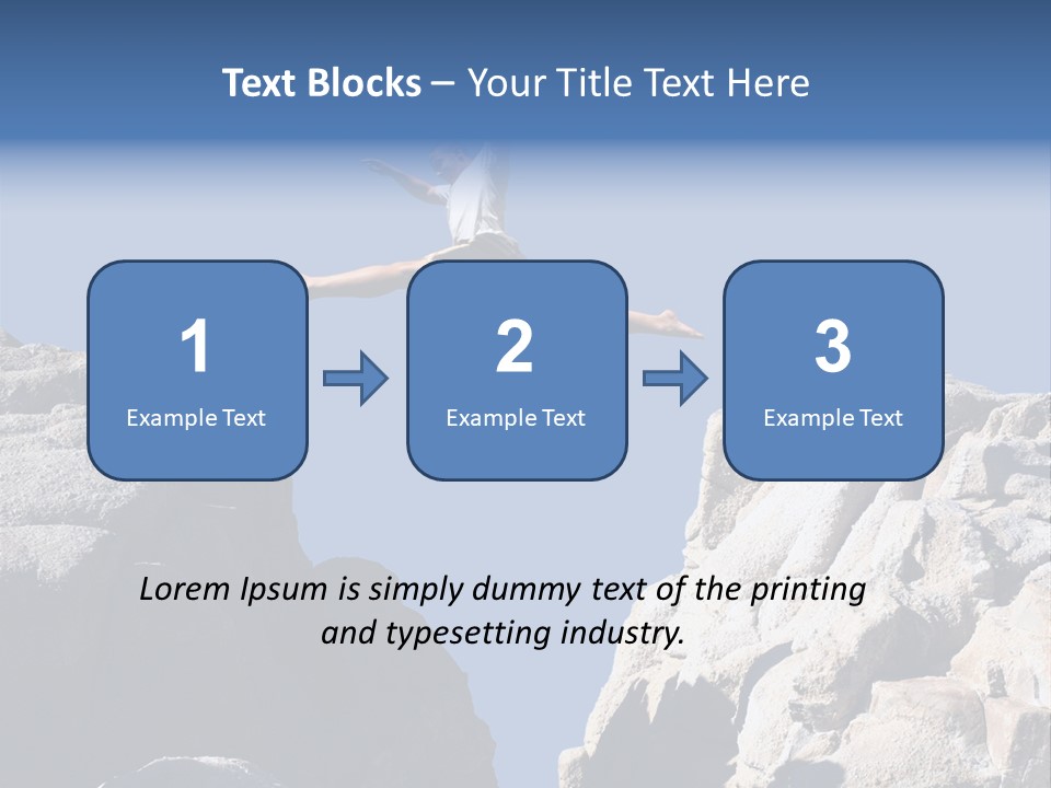 Teen Enjoying Acrobat PowerPoint Template