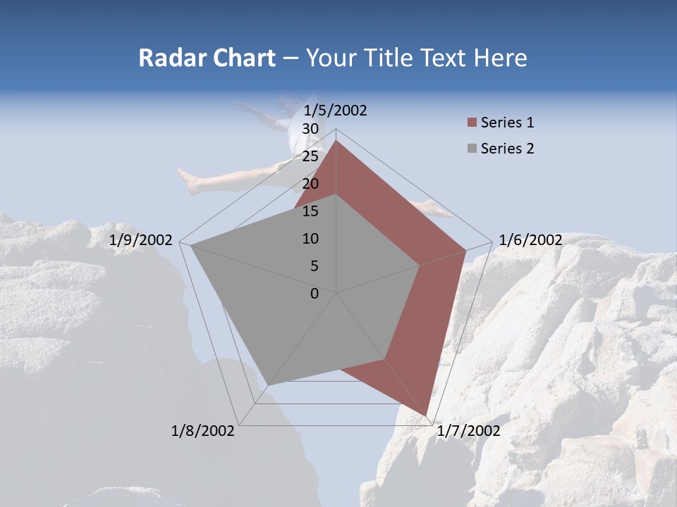 Teen Enjoying Acrobat PowerPoint Template