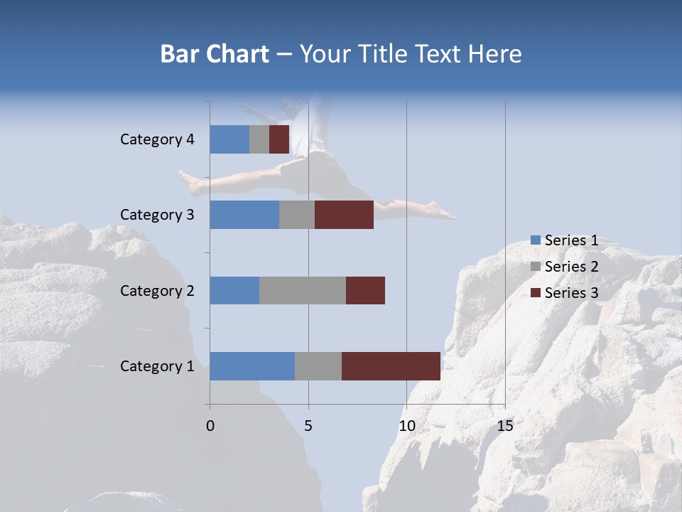 Teen Enjoying Acrobat PowerPoint Template