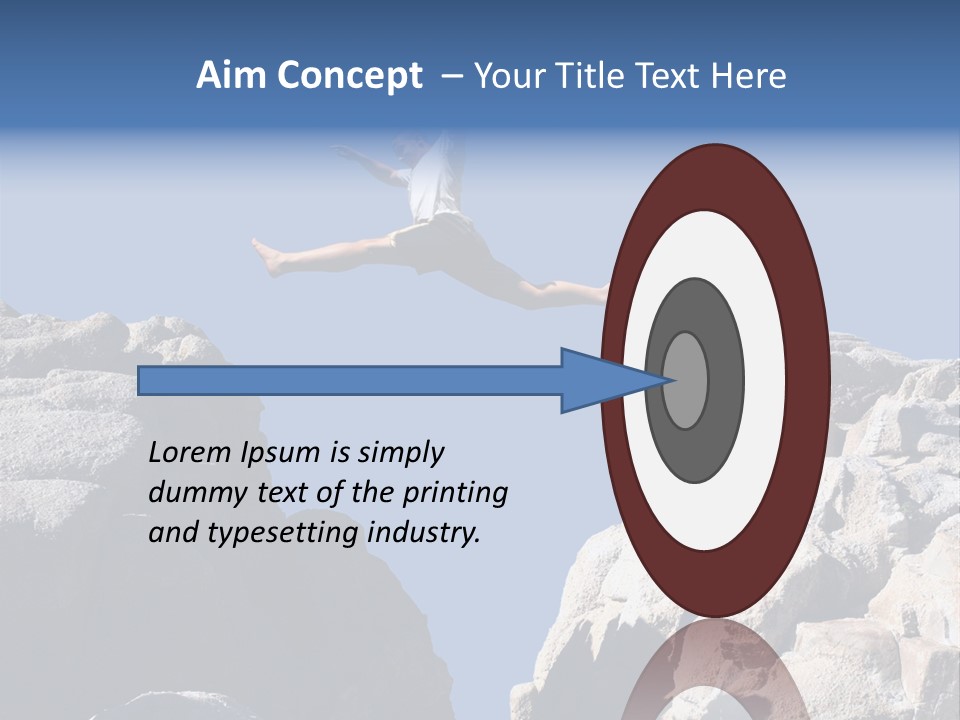 Teen Enjoying Acrobat PowerPoint Template