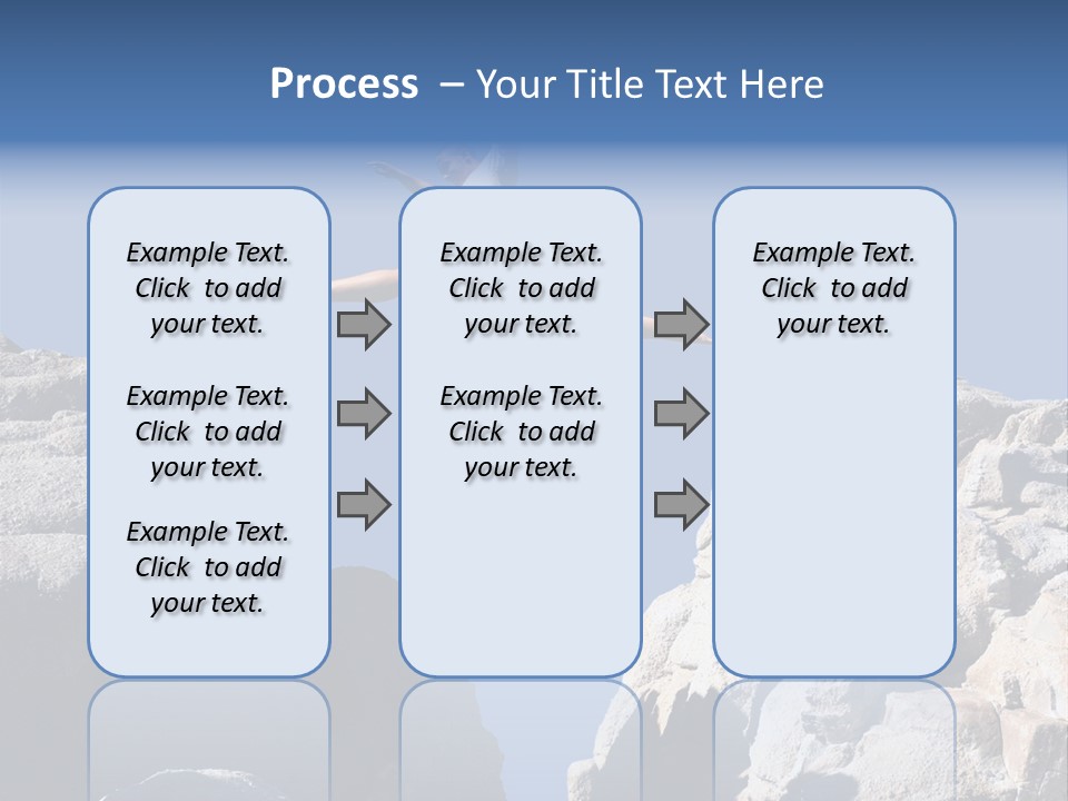 Teen Enjoying Acrobat PowerPoint Template
