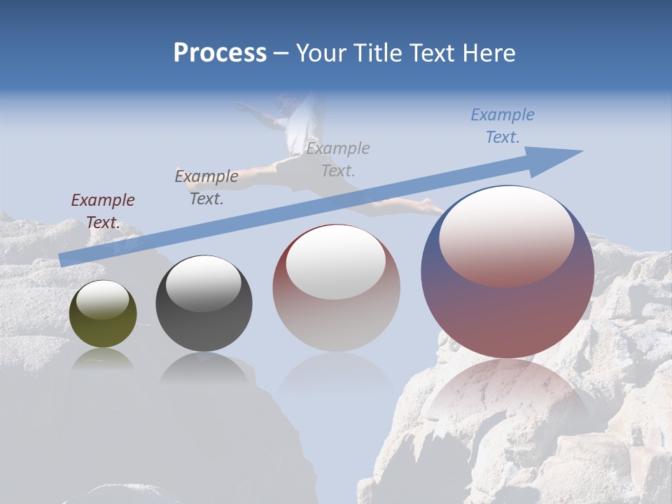 Teen Enjoying Acrobat PowerPoint Template