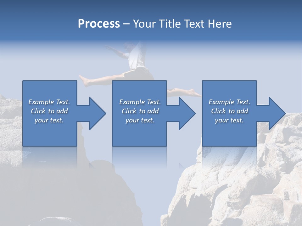 Teen Enjoying Acrobat PowerPoint Template