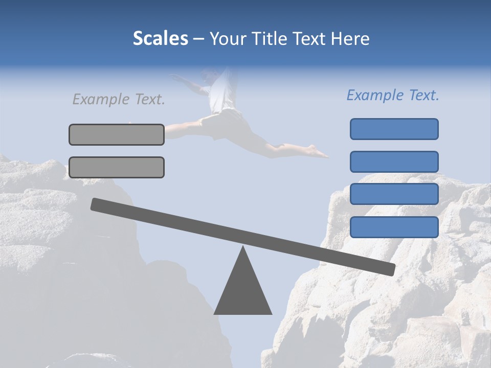 Teen Enjoying Acrobat PowerPoint Template