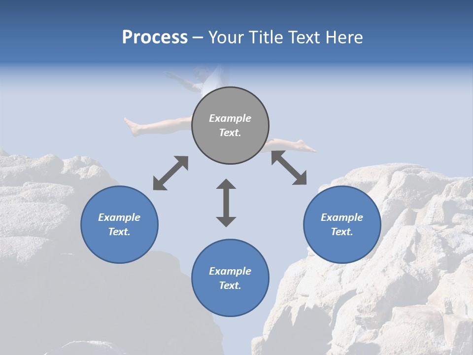 Teen Enjoying Acrobat PowerPoint Template