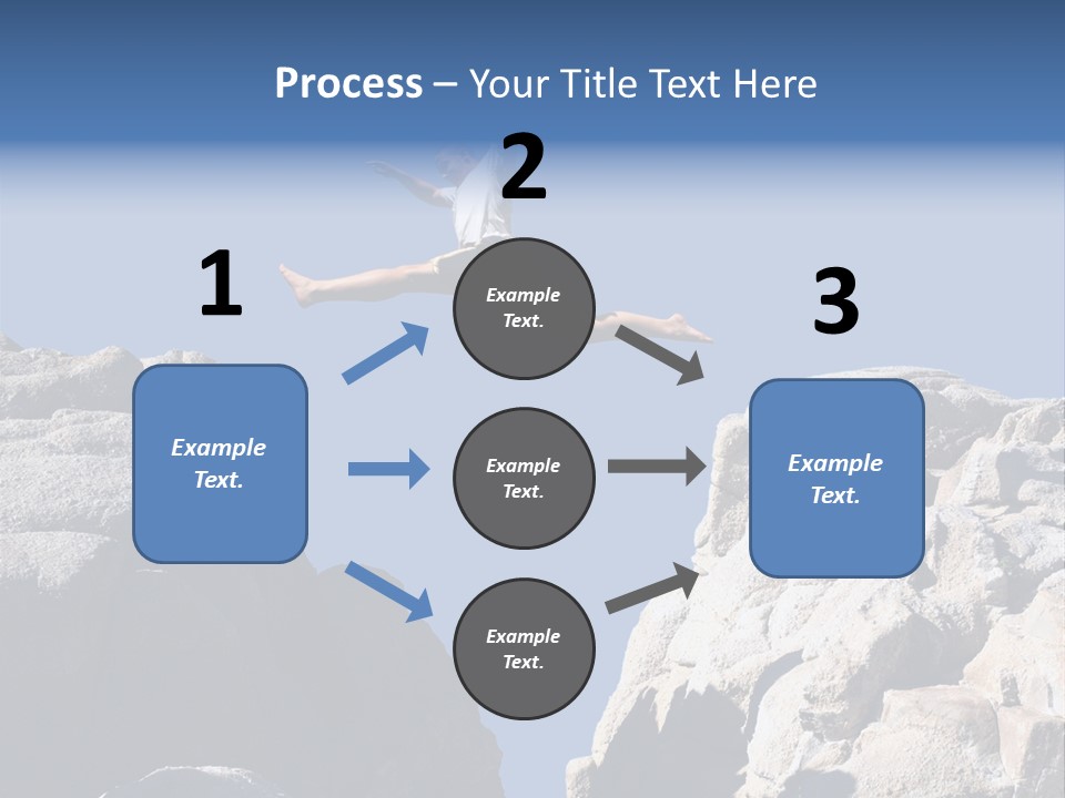 Teen Enjoying Acrobat PowerPoint Template
