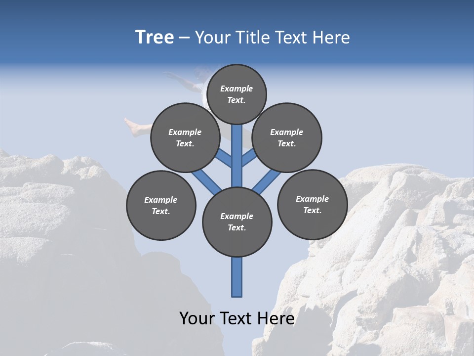 Teen Enjoying Acrobat PowerPoint Template