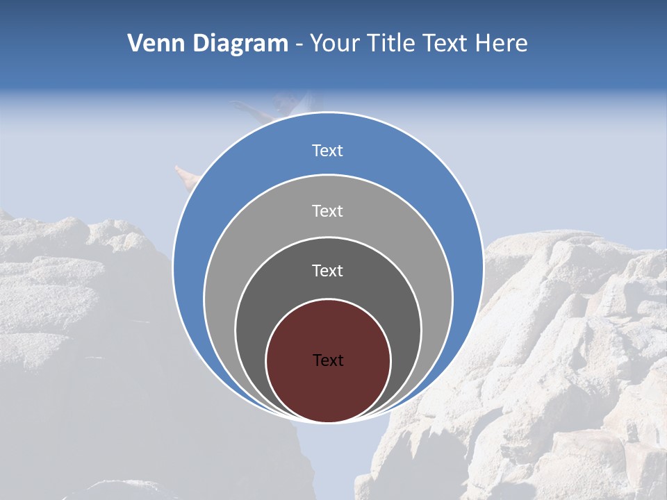 Teen Enjoying Acrobat PowerPoint Template