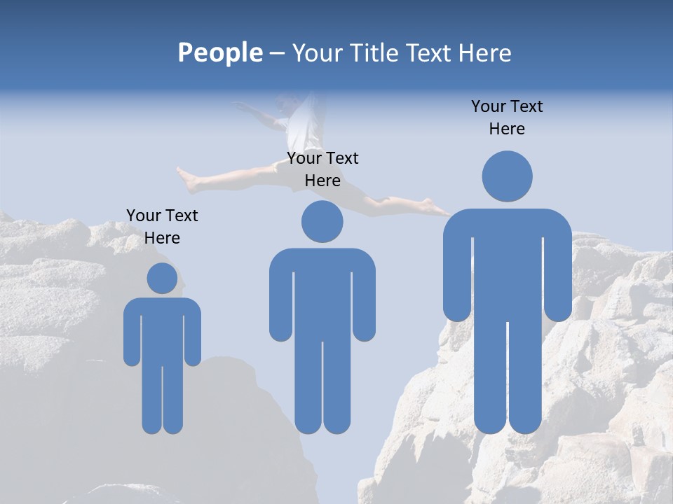 Teen Enjoying Acrobat PowerPoint Template