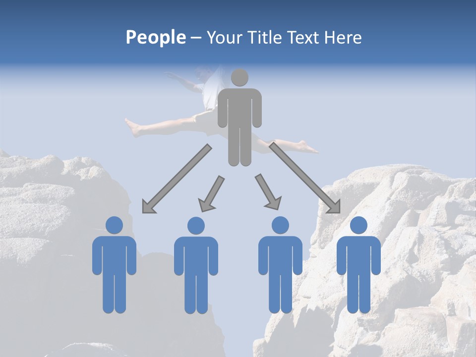 Teen Enjoying Acrobat PowerPoint Template