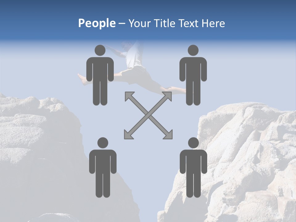 Teen Enjoying Acrobat PowerPoint Template