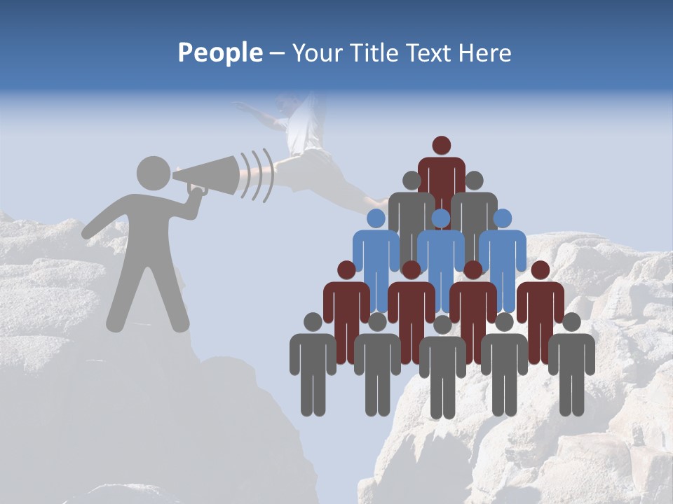 Teen Enjoying Acrobat PowerPoint Template