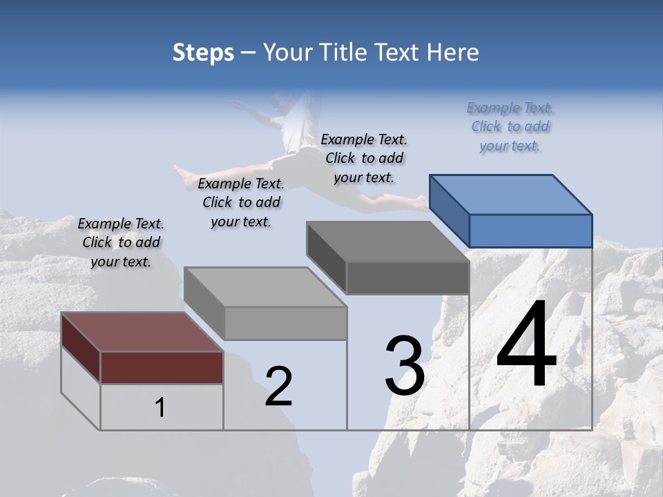 Teen Enjoying Acrobat PowerPoint Template