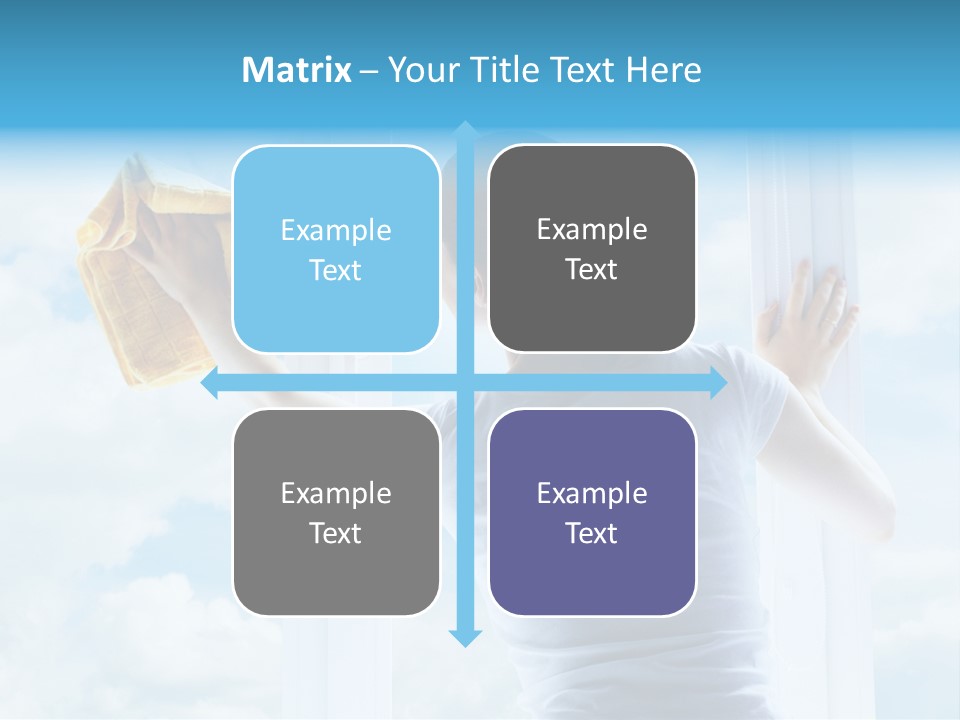 Person Glass Clear PowerPoint Template