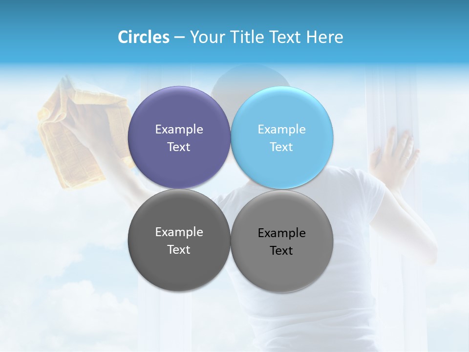Person Glass Clear PowerPoint Template