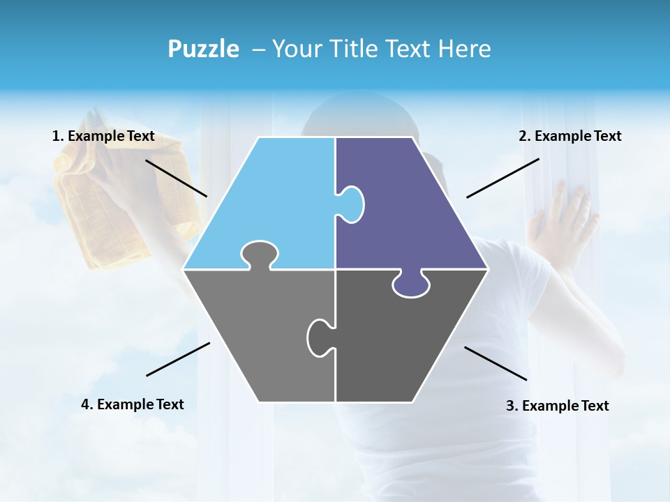 Person Glass Clear PowerPoint Template