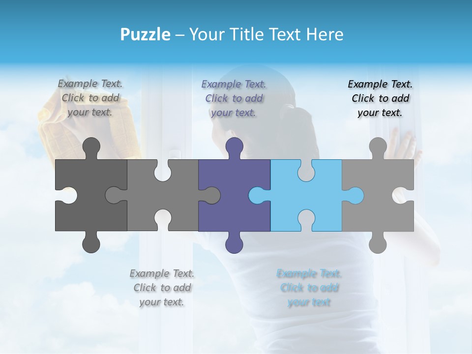 Person Glass Clear PowerPoint Template