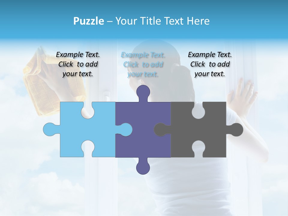 Person Glass Clear PowerPoint Template