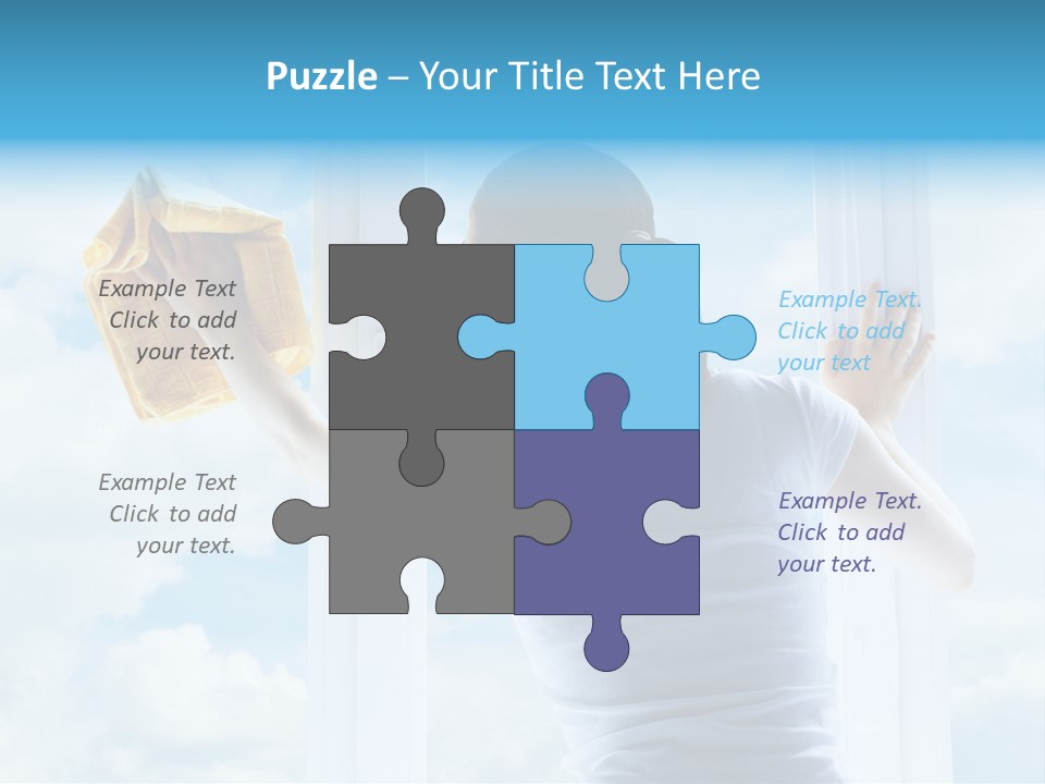 Person Glass Clear PowerPoint Template