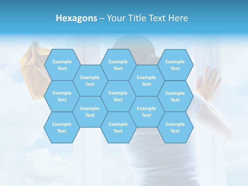 Person Glass Clear PowerPoint Template