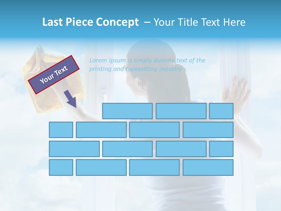 Person Glass Clear PowerPoint Template