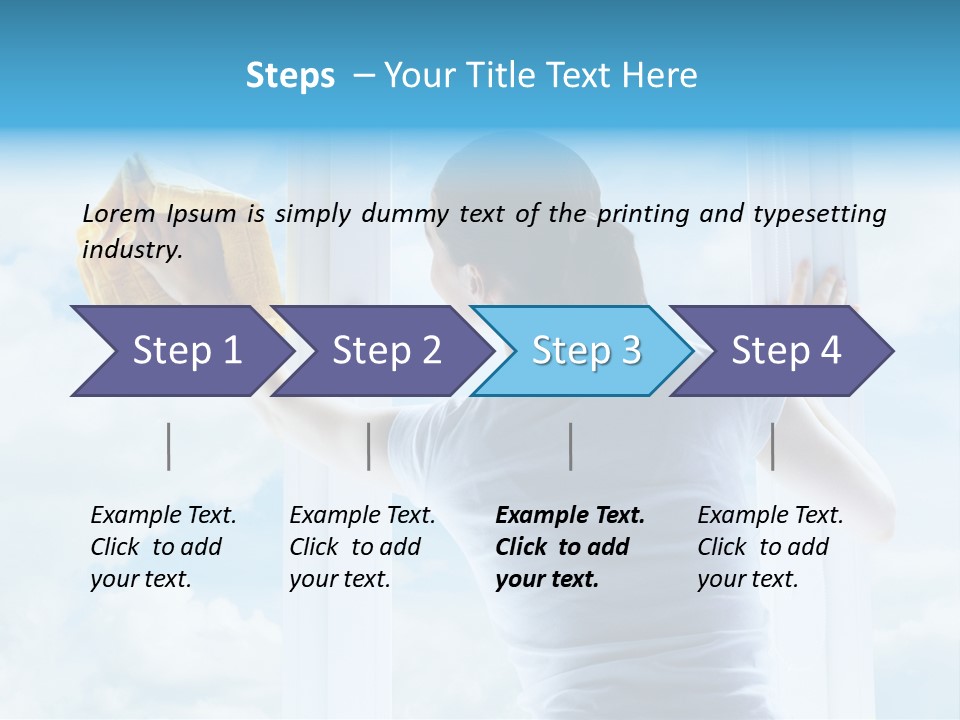 Person Glass Clear PowerPoint Template