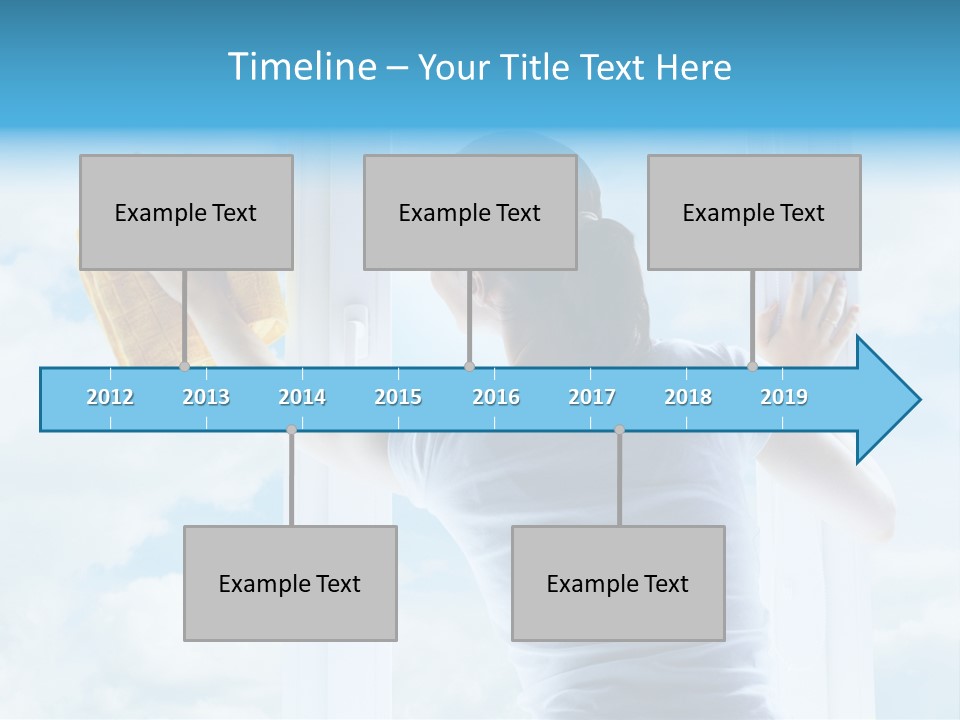 Person Glass Clear PowerPoint Template