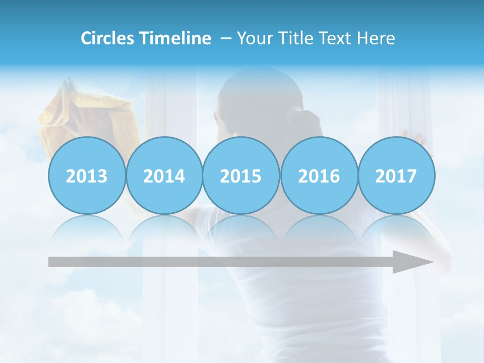 Person Glass Clear PowerPoint Template