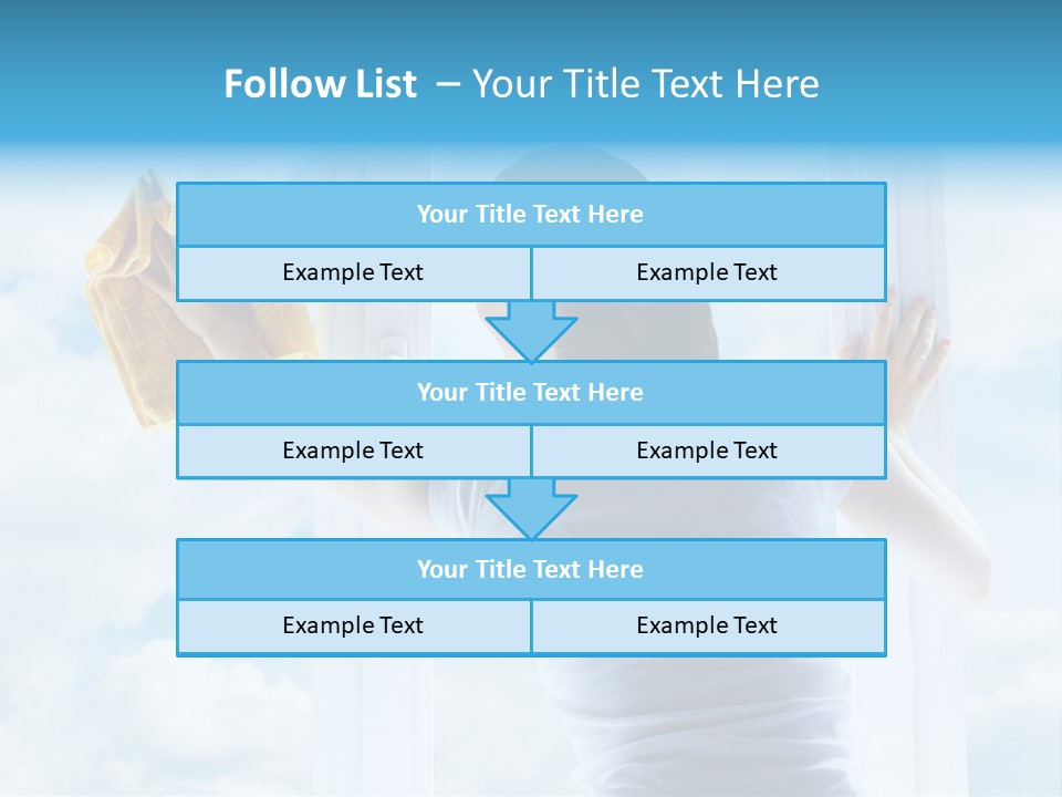 Person Glass Clear PowerPoint Template
