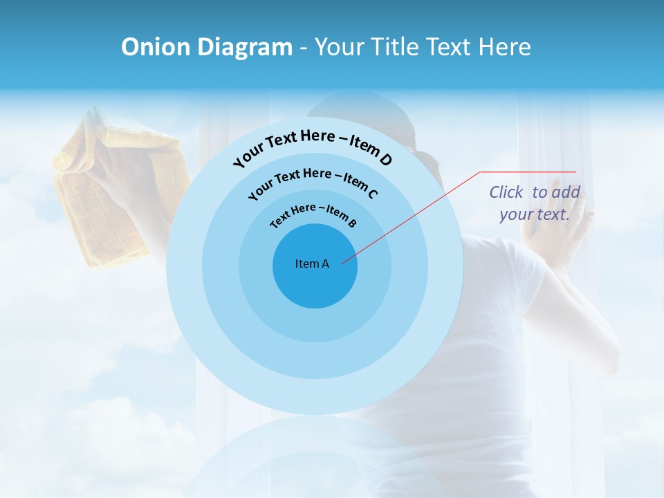 Person Glass Clear PowerPoint Template