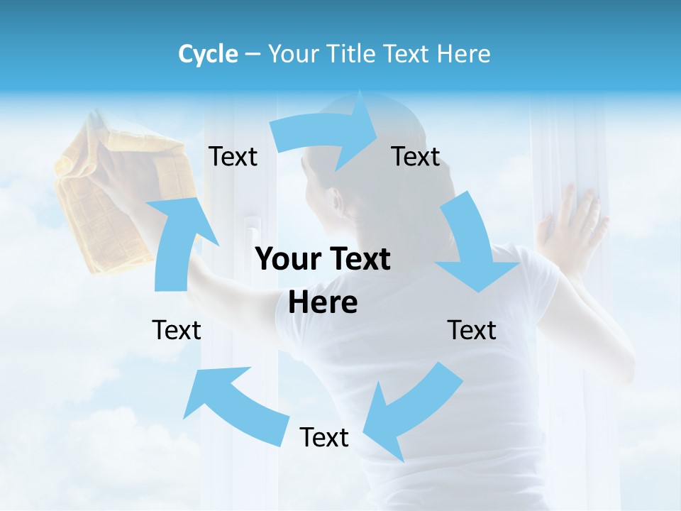 Person Glass Clear PowerPoint Template