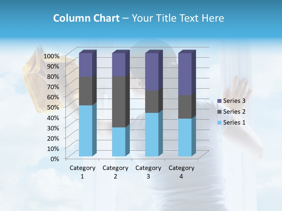 Person Glass Clear PowerPoint Template