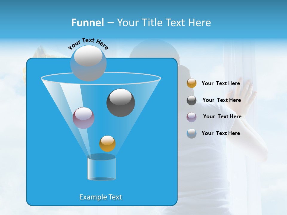 Person Glass Clear PowerPoint Template